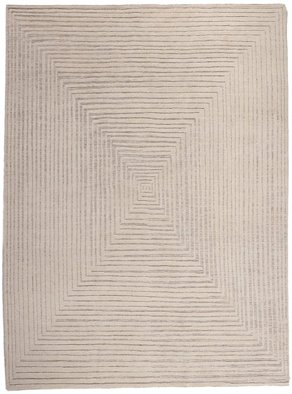 9 x 12 Neutral High-Low Modern Rug 30817