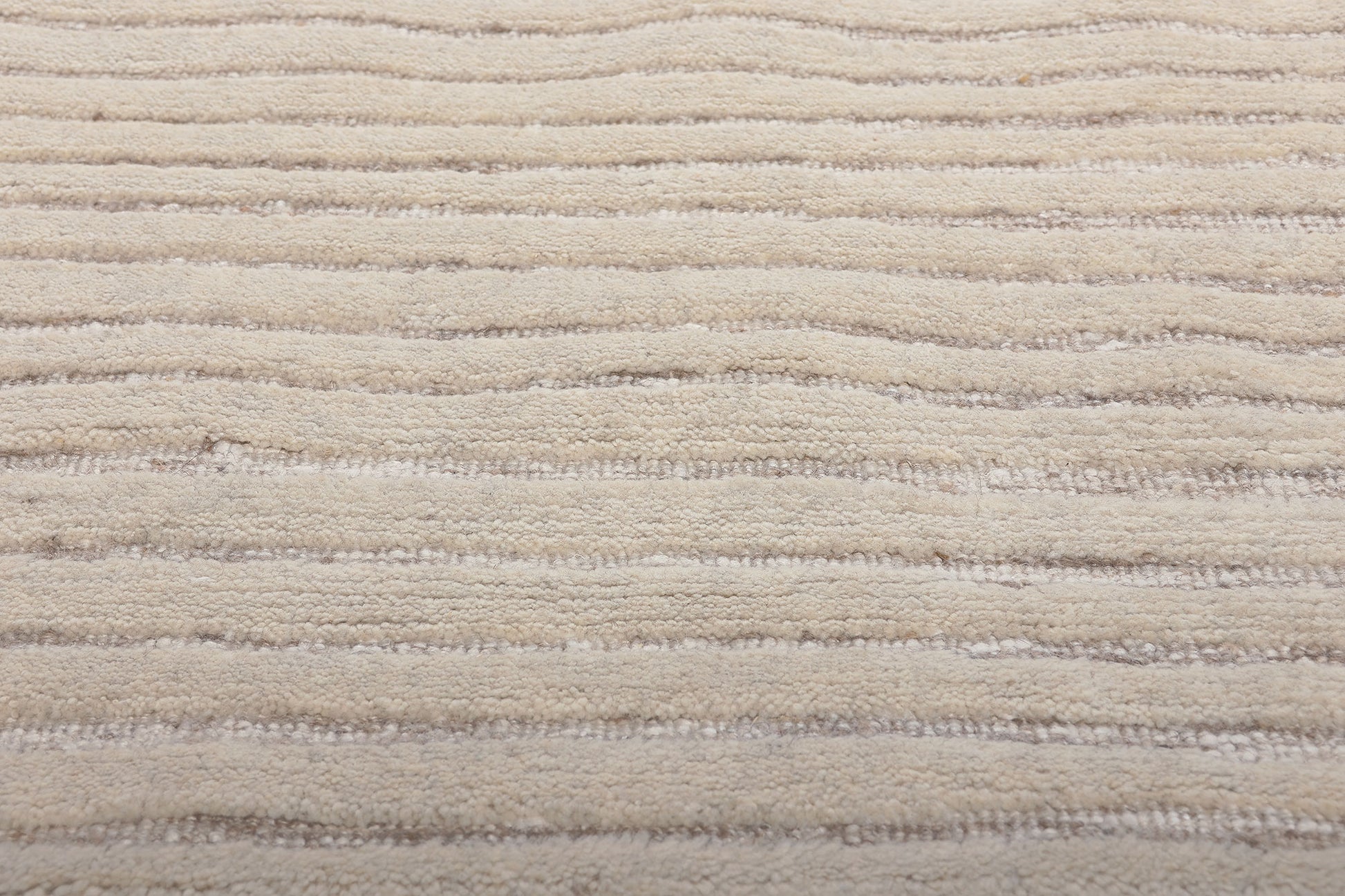 9 x 12 Neutral High-Low Modern Rug 30817