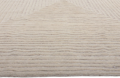 9 x 12 Neutral High-Low Modern Rug 30817
