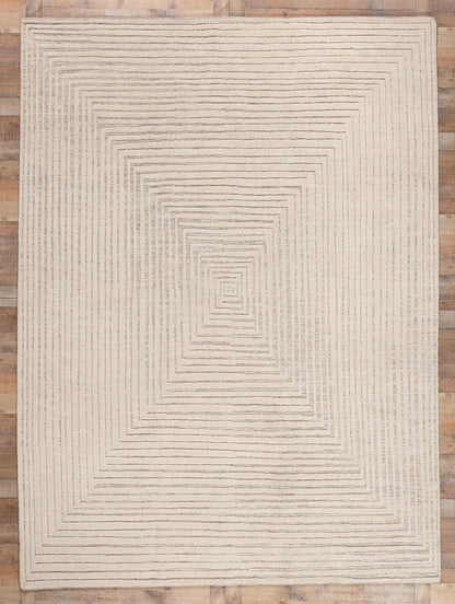 9 x 12 Neutral High-Low Modern Rug 30817