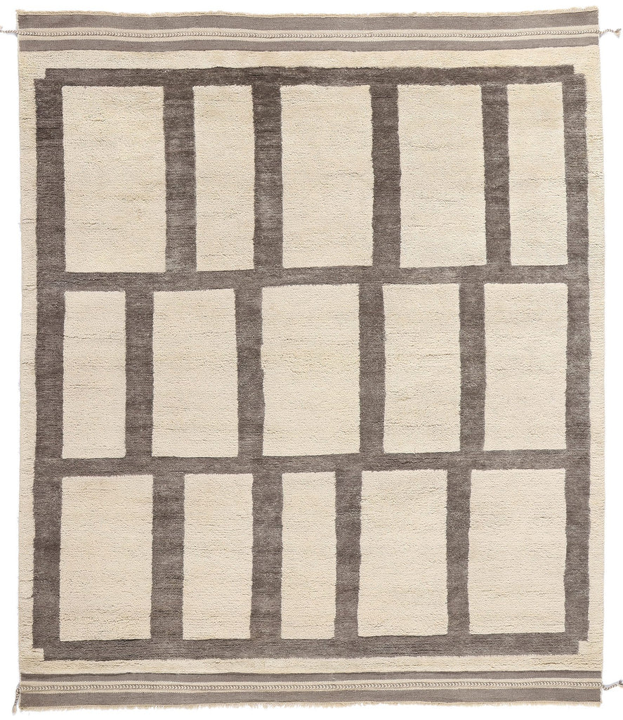 8 x 10 Modern Bauhaus Moroccan Rug 31190