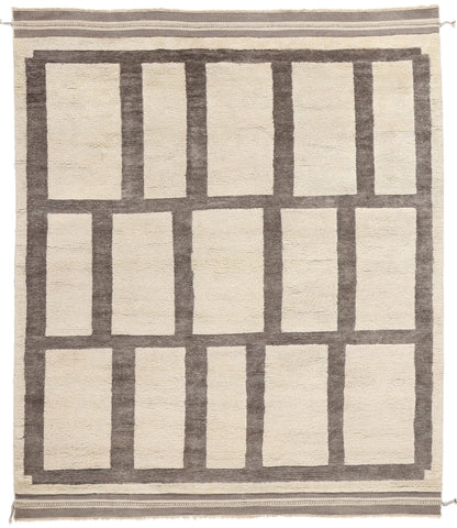 8 x 10 Modern Bauhaus Moroccan Rug 31190
