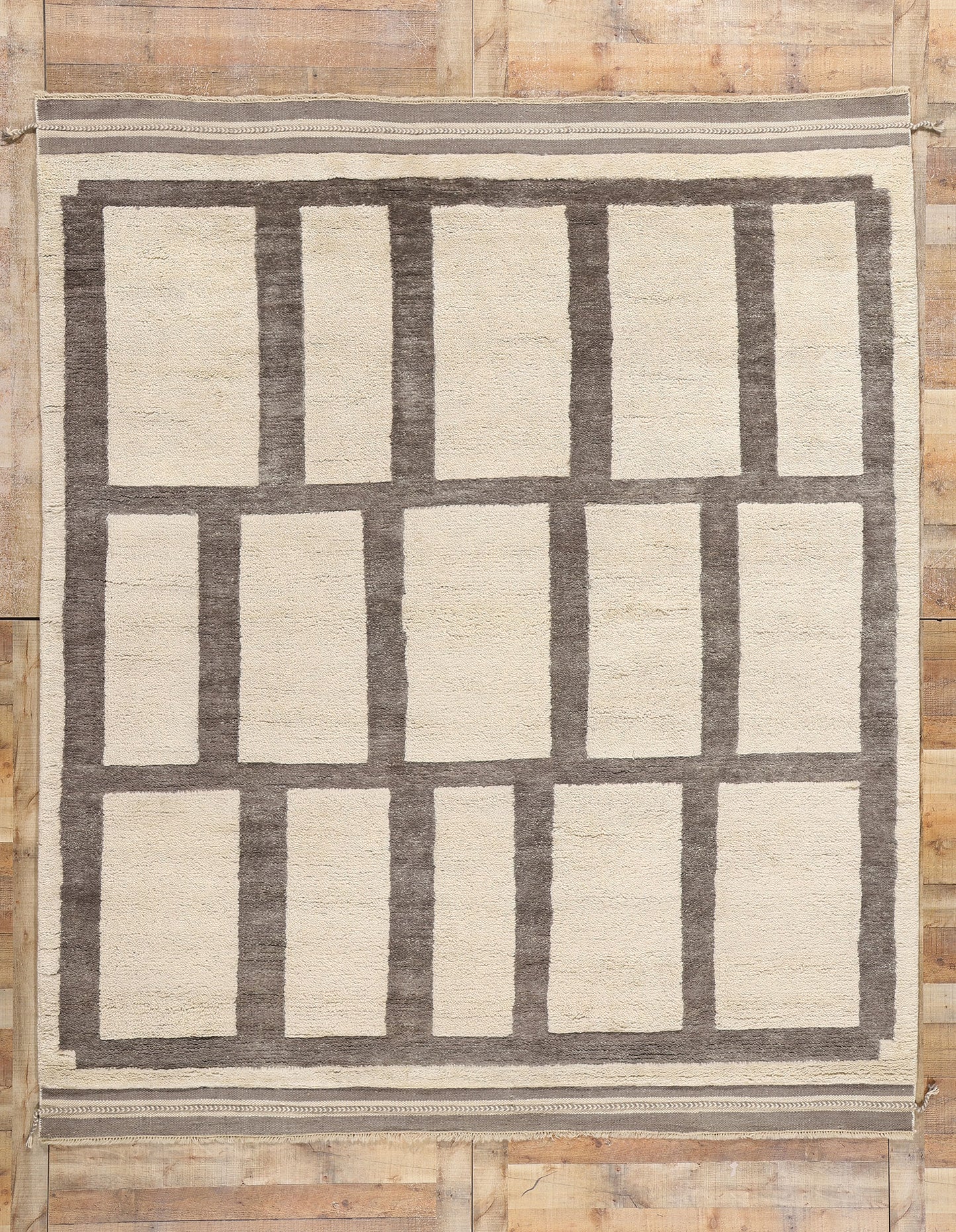 8 x 10 Modern Bauhaus Moroccan Rug 31190