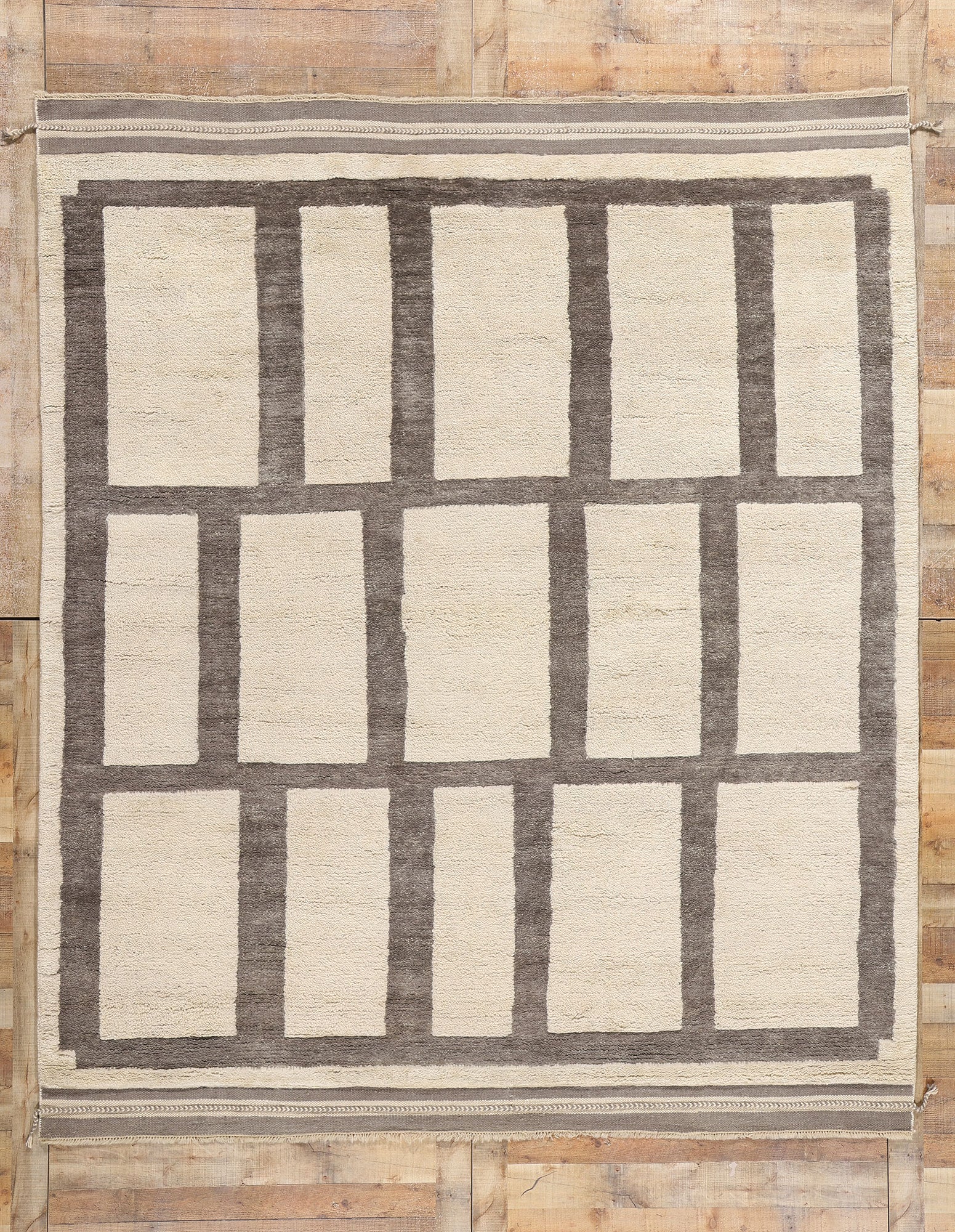 8 x 10 Modern Bauhaus Moroccan Rug 31190