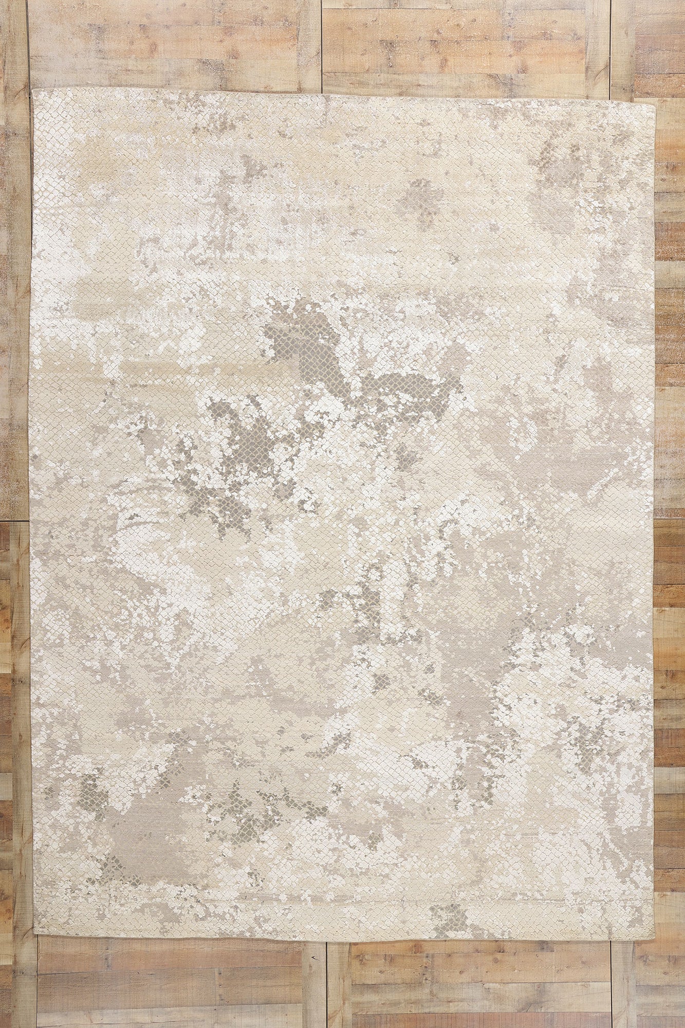 9 x 12 Contemporary Abstract Biophilic Design Rug 31069