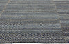 8 x 10 Modern Blue Earth-Tone Chevron Kilim Rug 81103