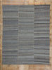 8 x 10 Modern Blue Earth-Tone Chevron Kilim Rug 81103