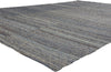 9 x 12 Modern Blue Earth-Tone Kilim Rug 81098