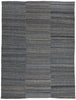 9 x 12 Modern Blue Earth-Tone Diamond Kilim Rug 81099