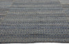 9 x 12 Modern Blue Earth-Tone Geometric Kilim Rug 81102