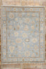 9 x 12 Modern Earth-Tone Blue Oushak Rug 31060