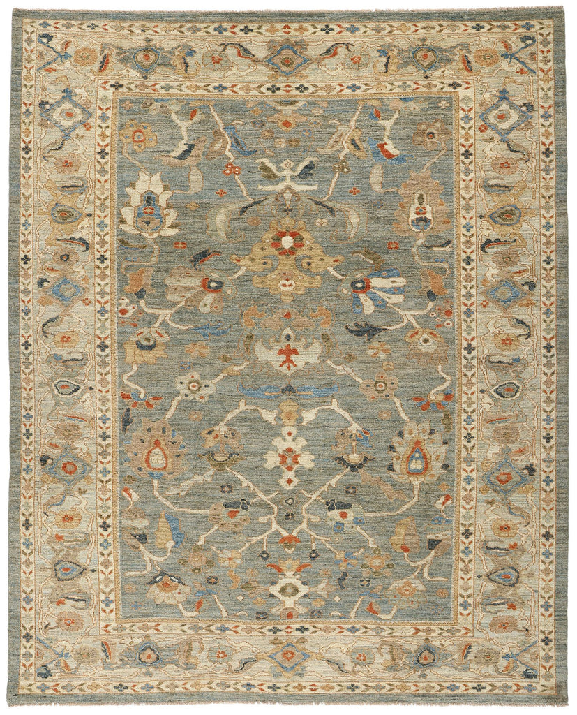 8 x 10 Modern Blue Persian Sultanabad Rug 61288