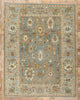 8 x 11 Modern Blue Persian Sultanabad Rug 61284