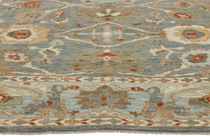 8 x 11 Modern Blue Persian Sultanabad Rug 61287