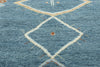 8 x 10 Modern Blue Tribal Moroccan Rug 31213