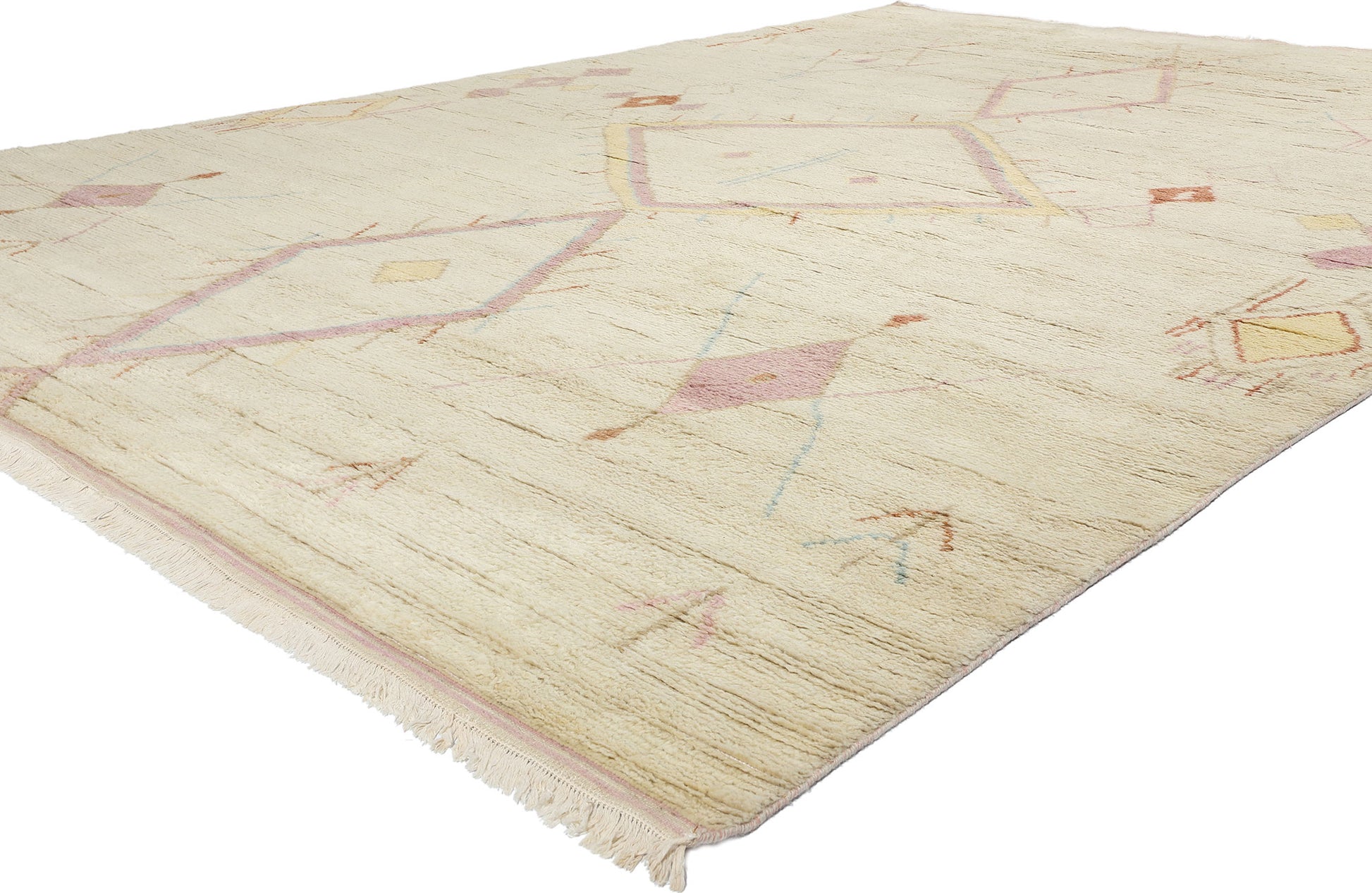 10 x 14 Modern Tribal Boho Moroccan Rug 31081