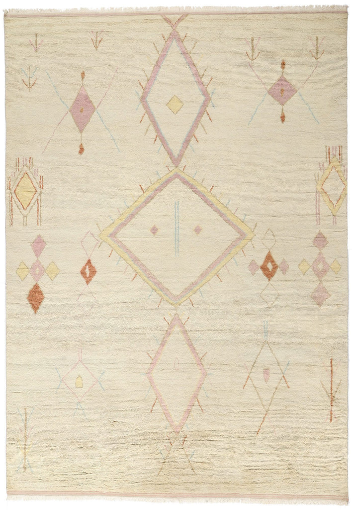 10 x 14 Modern Tribal Boho Moroccan Rug 31081