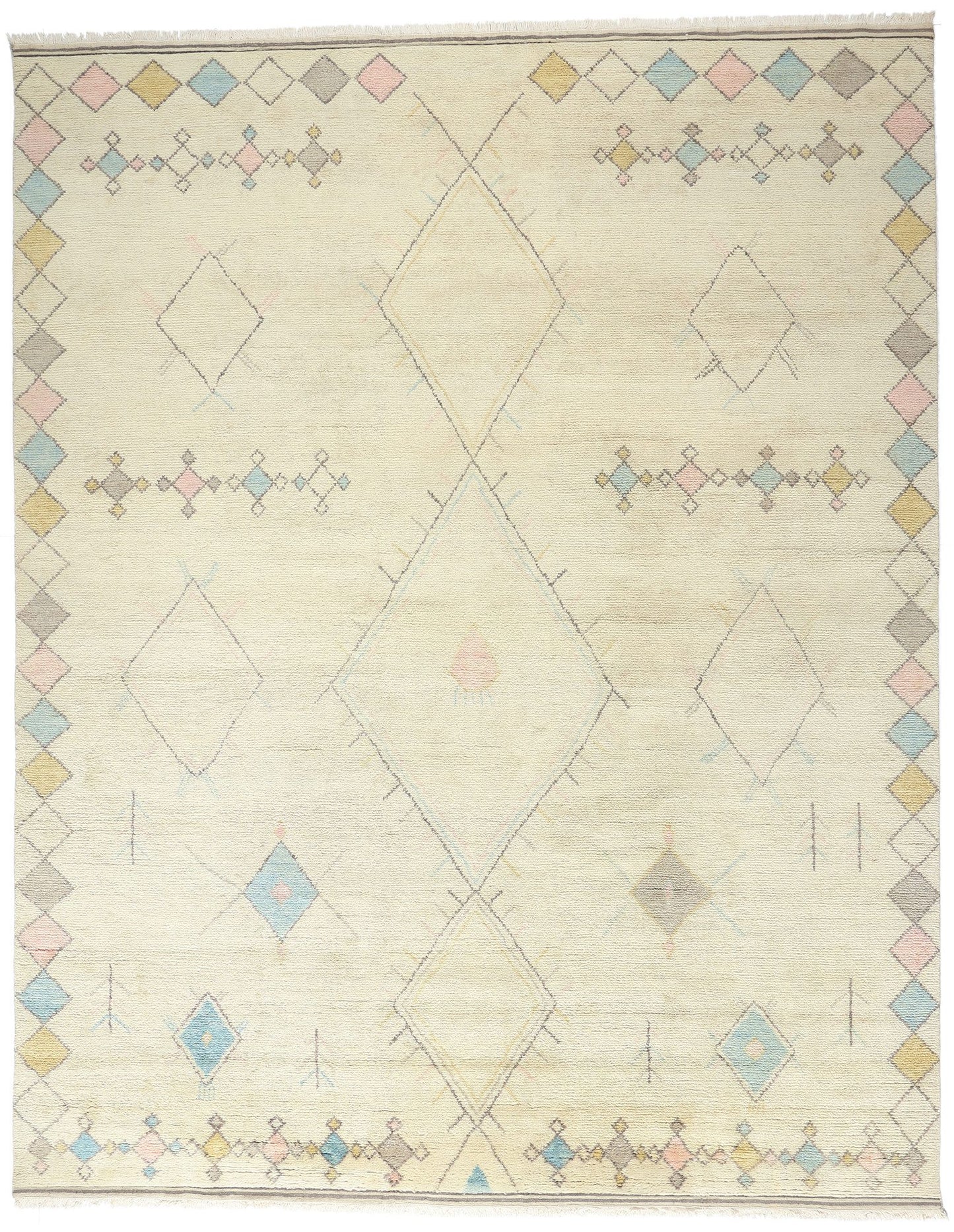 12 x 15 Modern Boho Tribal Moroccan Rug 31299