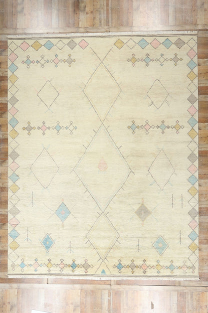 12 x 15 Modern Boho Tribal Moroccan Rug 31299
