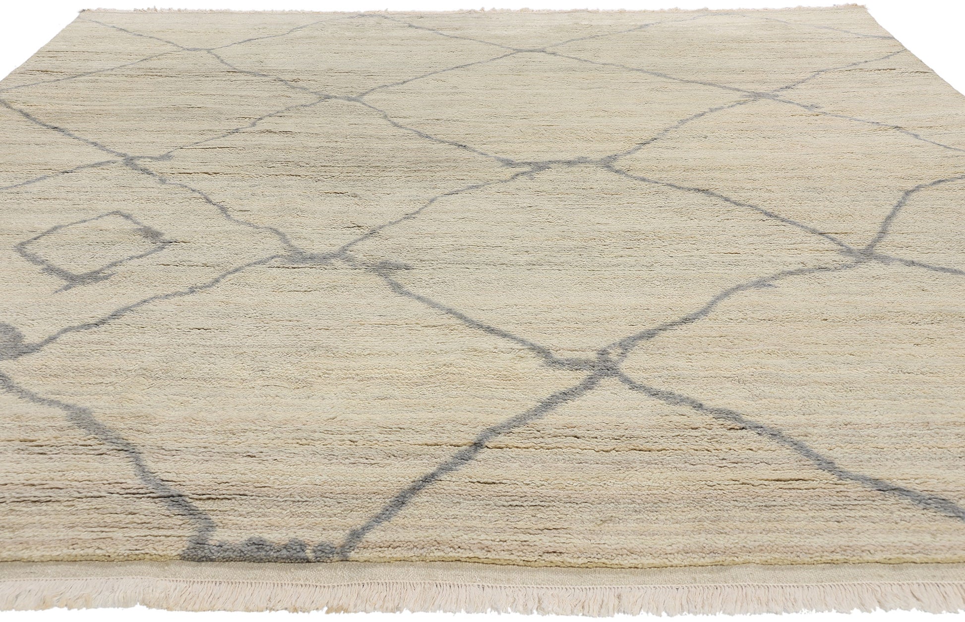 8 x 10 Modern Desert Mist Moroccan Rug 31270