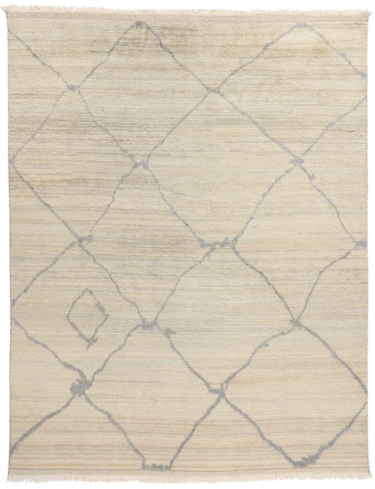 8 x 10 Modern Desert Mist Moroccan Rug 31270