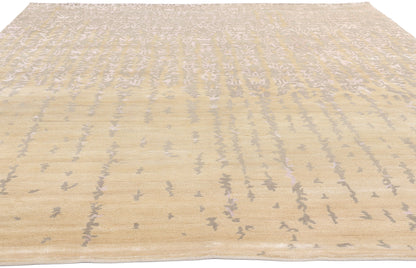 8 x 10 Modern Erased Damask Rug 31135