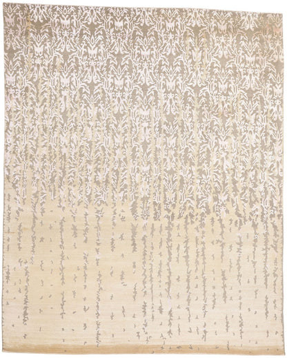 8 x 10 Modern Erased Damask Rug 31135