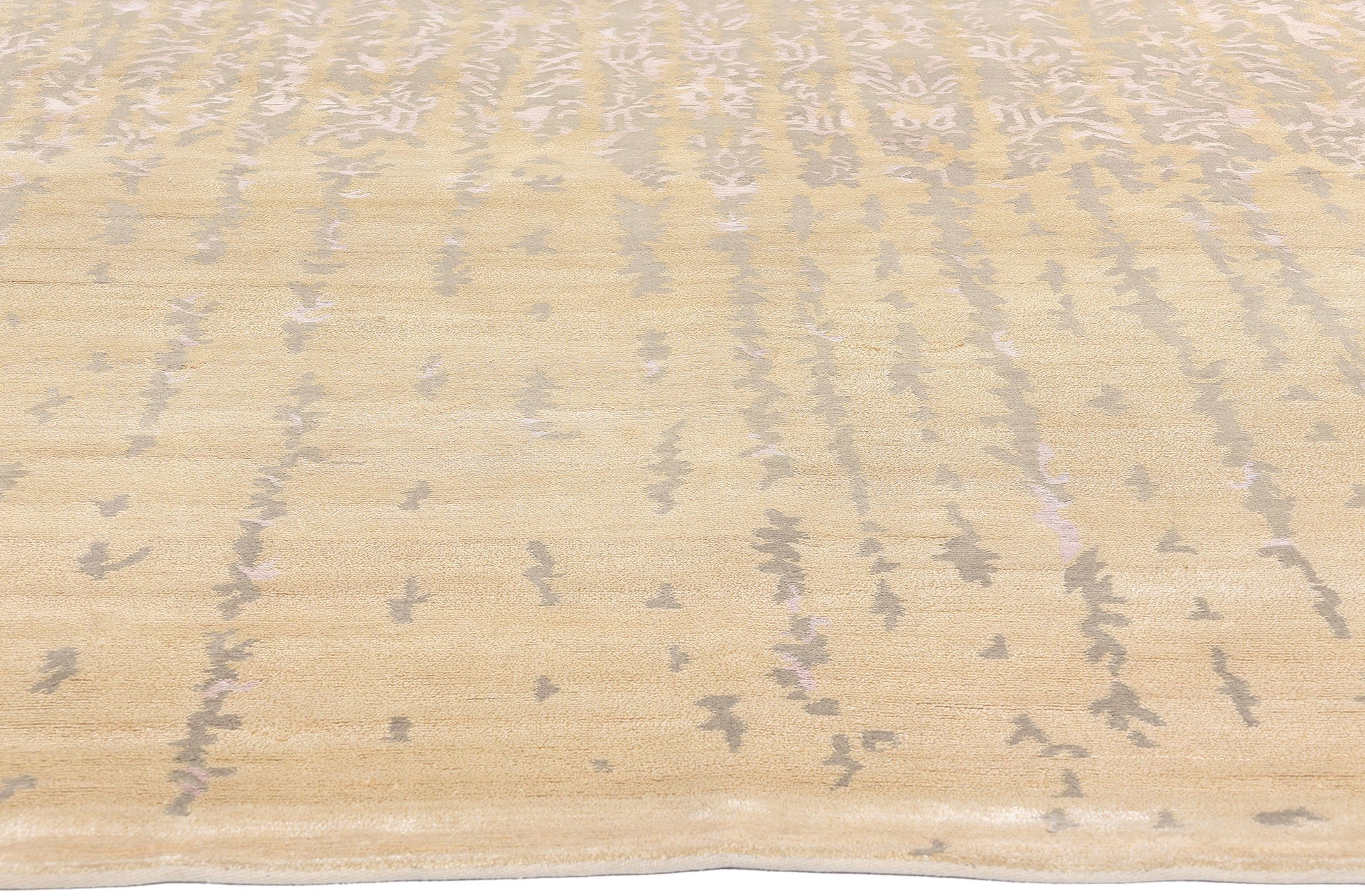 8 x 10 Modern Erased Damask Rug 31135