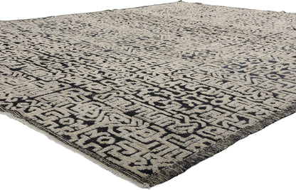 8 x 10 Modern Geometric Moroccan High-Low Rug 81085