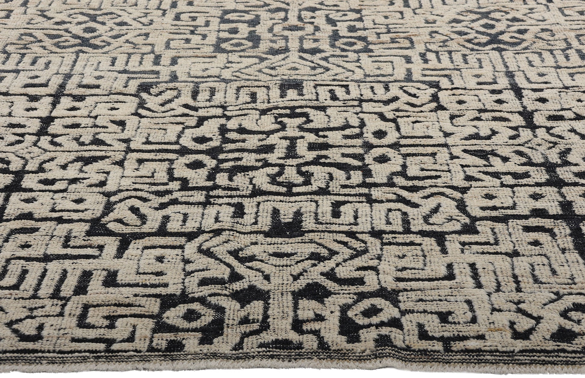 8 x 10 Modern Geometric Moroccan High-Low Rug 81085