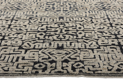 8 x 10 Modern Geometric Moroccan High-Low Rug 81085
