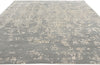7 x 10 Modern Gray Erased Damask Rug 31146