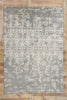 7 x 10 Modern Gray Erased Damask Rug 31146