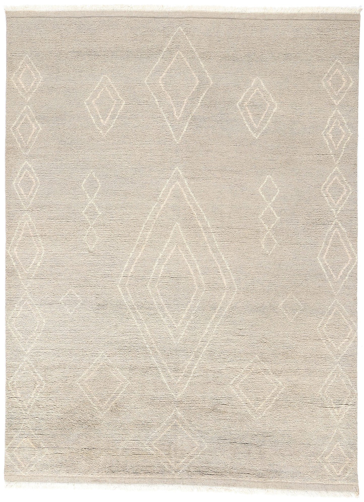 8 x 11 Modern Tribal Gray Moroccan Rug 31276