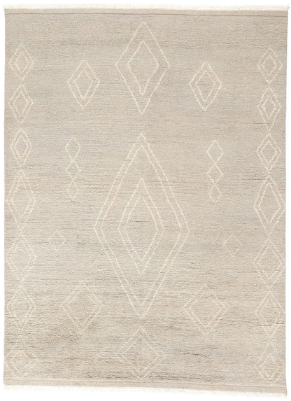 8 x 11 Modern Tribal Gray Moroccan Rug 31276