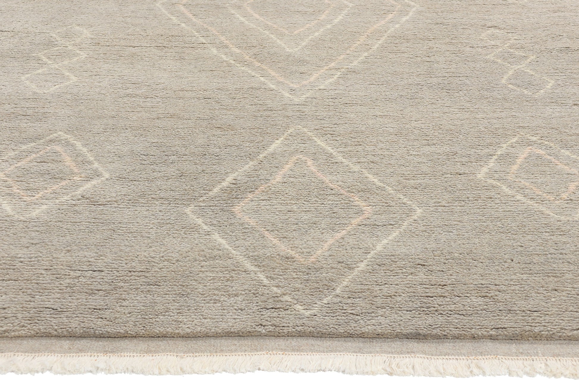 8 x 11 Modern Tribal Gray Moroccan Rug 31276
