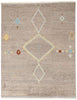 9 x 12 Modern Tribal Gray Moroccan Rug 31293