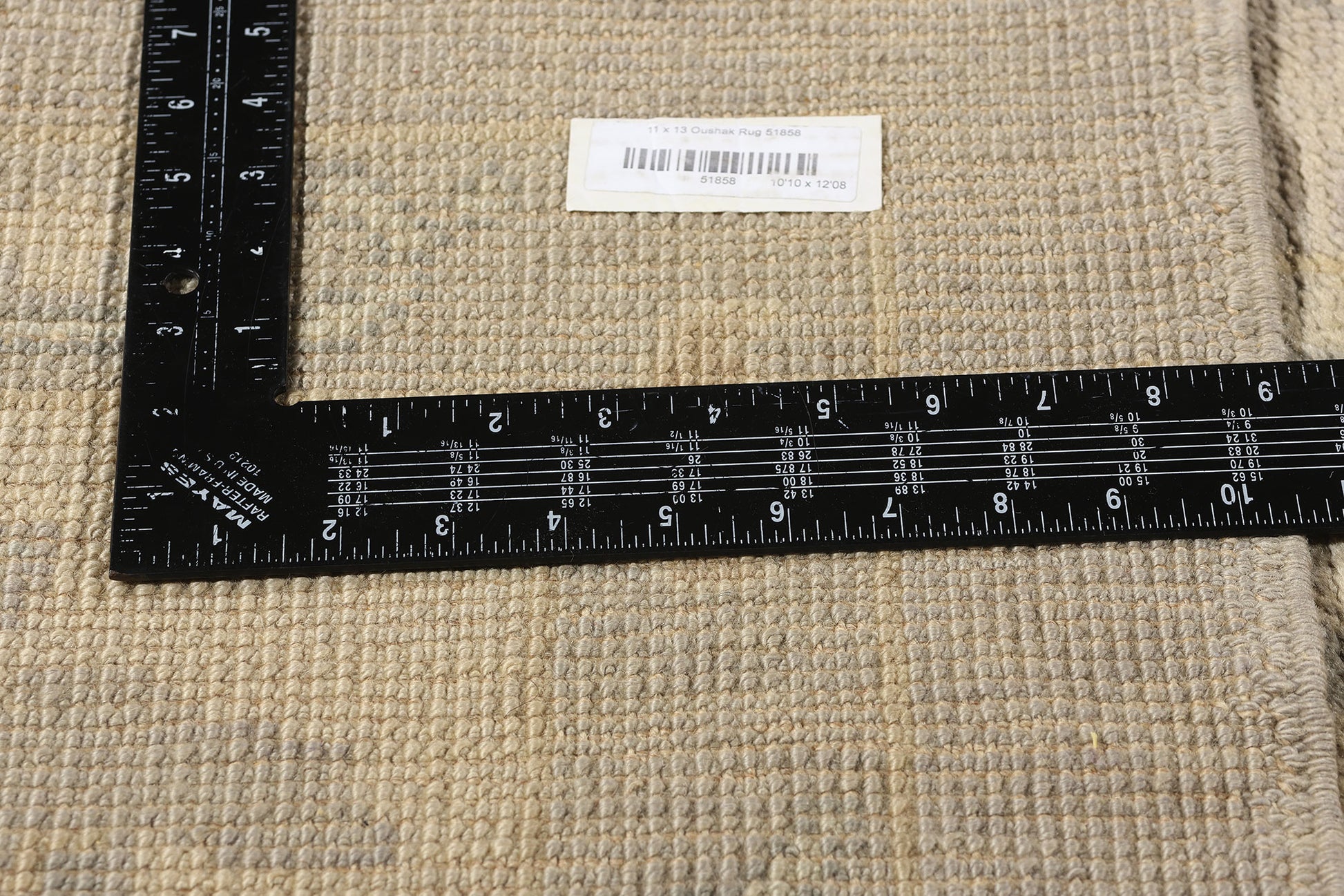 11 x 13 Neutral Turkish Oushak Rug 51858