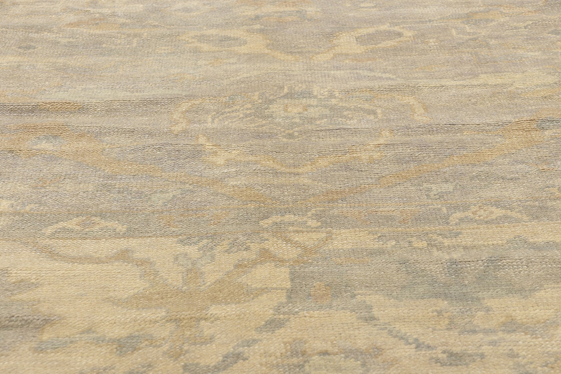 11 x 13 Neutral Turkish Oushak Rug 51858