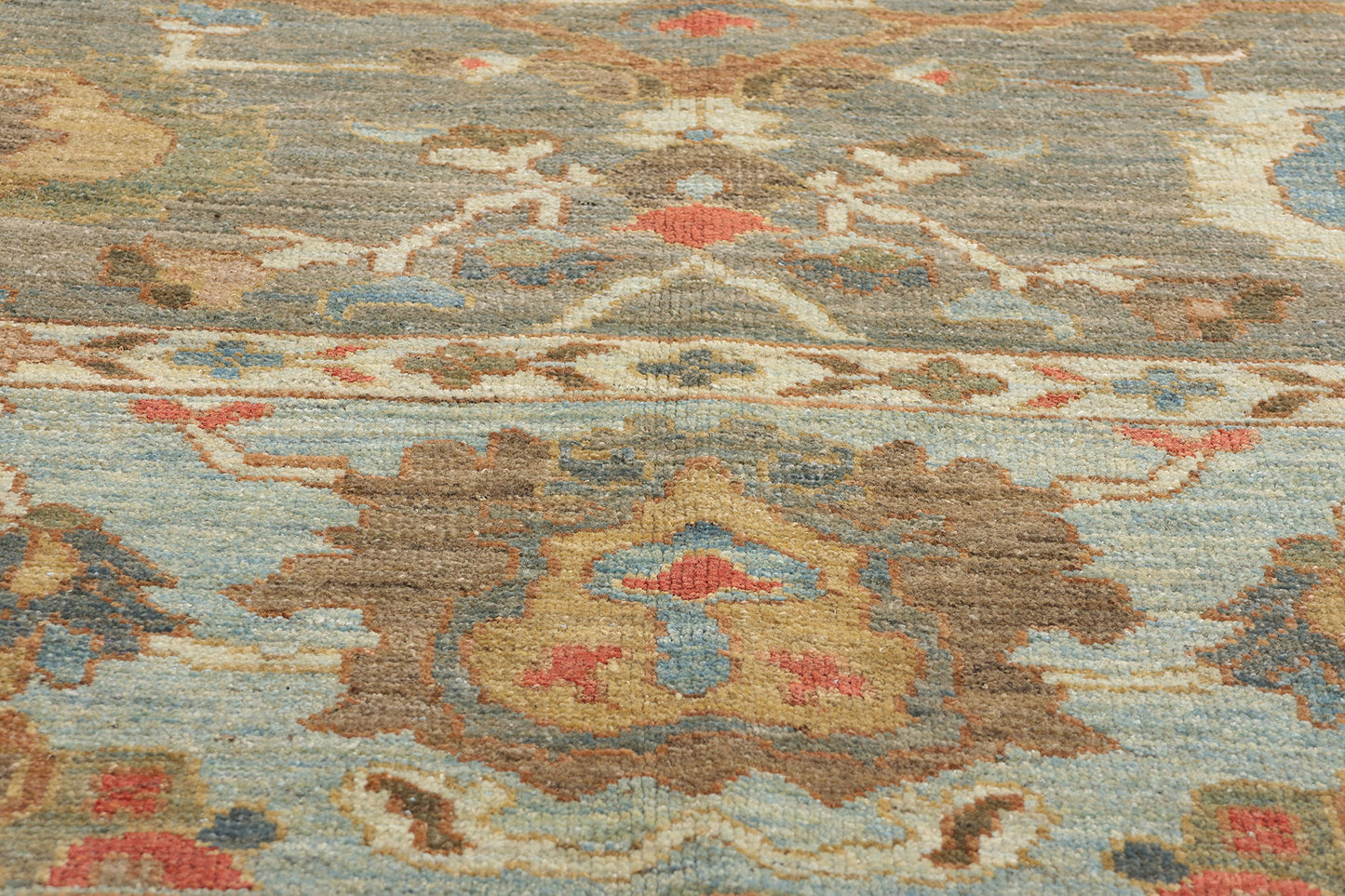 10 x 14 Modern Gray Persian Sultanabad Rug 61286