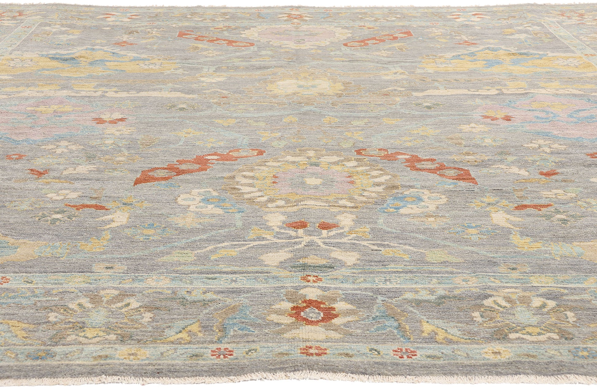 11 x 11 Modern Gray Persian Sultanabad Rug 61297