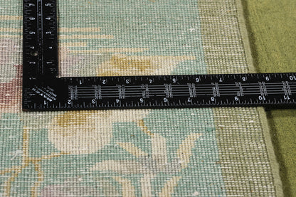8 x 12 Modern Green Chinese Art Deco Rug 31330