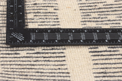 9 x 12 Modern Gray Geometric High-Low Rug 30986