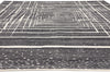 9 x 12 Modern Gray Geometric High-Low Rug 30986