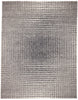 9 x 12 Modern Gray Geometric High-Low Rug 30979