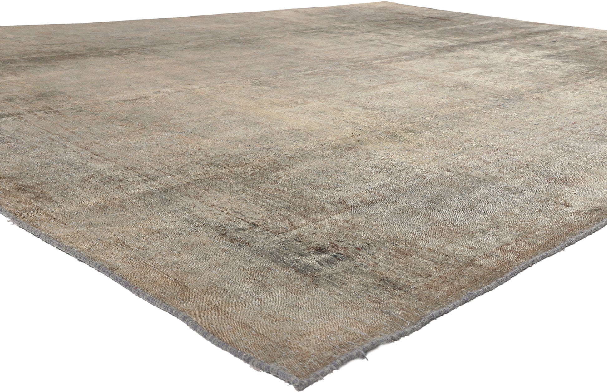 10 x 13 Vintage Turkish Overdyed Rug 60611