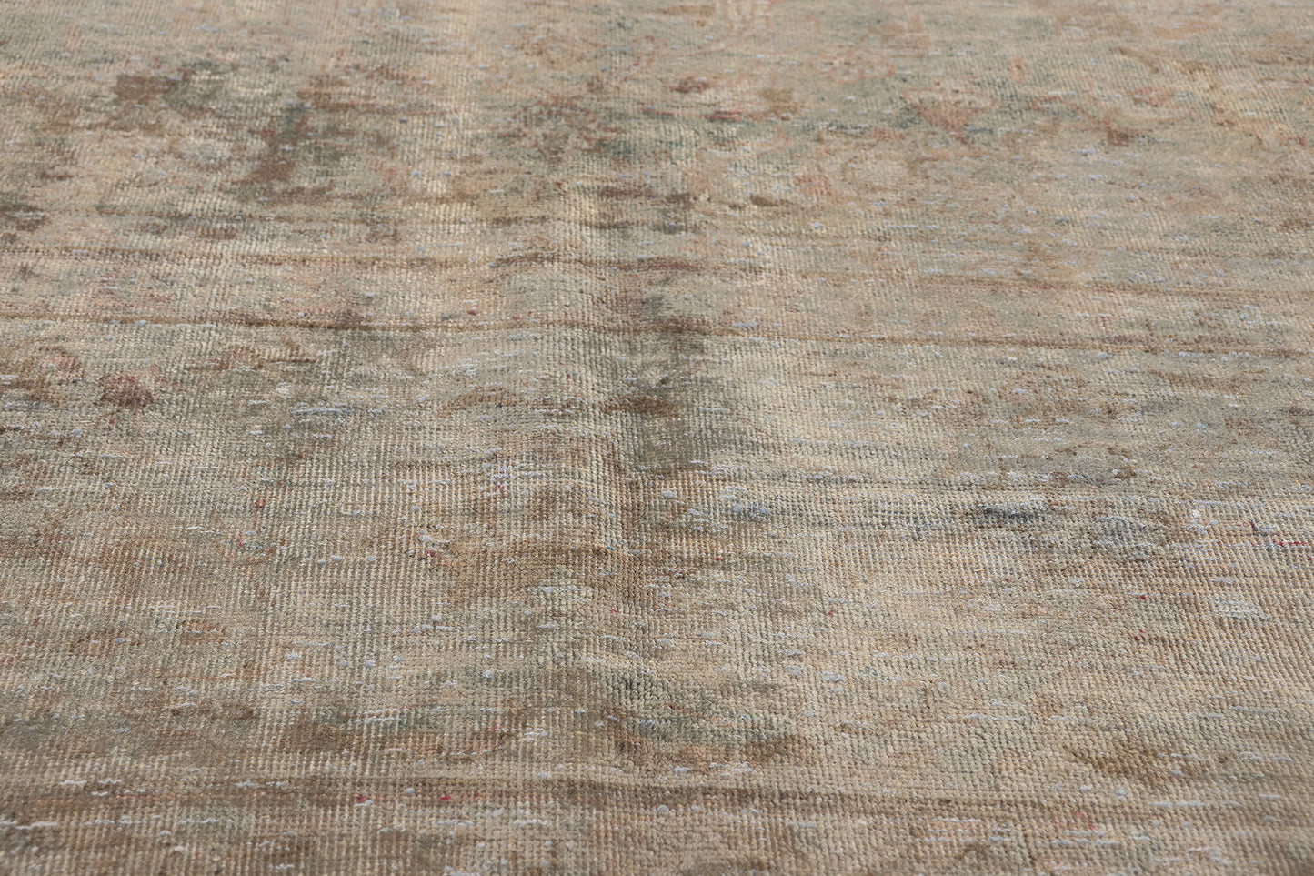 10 x 13 Vintage Turkish Overdyed Rug 60611