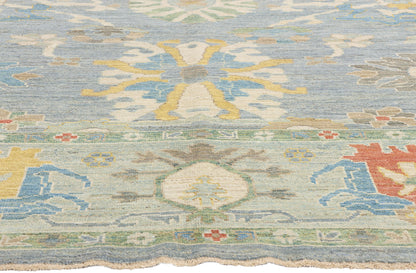 10 x 12 Modern Blue Persian Sultanabad Rug 61291