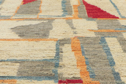 8 x 10 Modern Bauhaus Moroccan Rug 80723