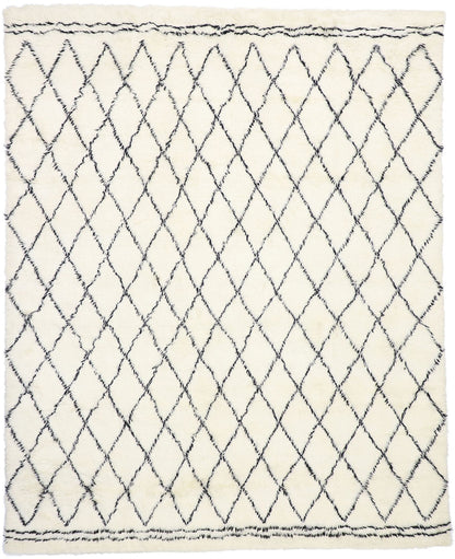 9 x 12 Modern Moroccan Area Rug 30418